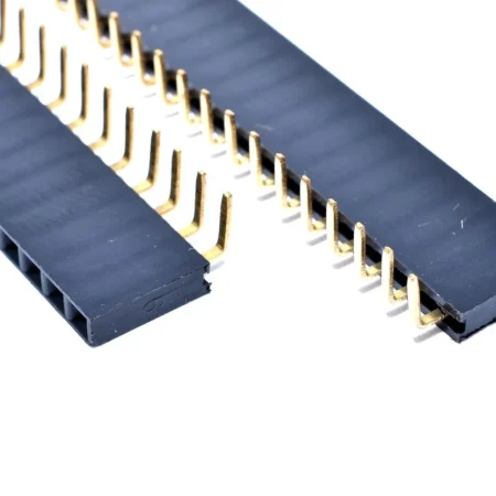 2.54mm 1×40 Pin Header Female Right Angle Single Row Header Strip