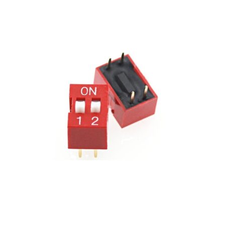 2 Way Dip Slide Switch 2.54mm Pitch Dial switch