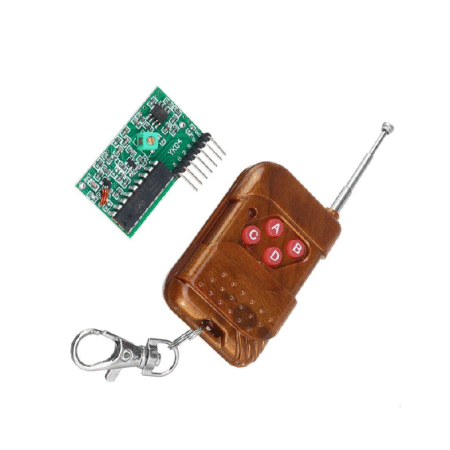 4-Channel RF Wireless Remote Control Module 315MHz | Non-Locking | 12V Transmitter + 5V Receiver