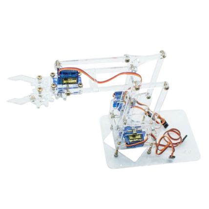 DIY Acrylic Robot Arm Manipulator Mechanical Arm Kit Trans (not-including Servo and Board)