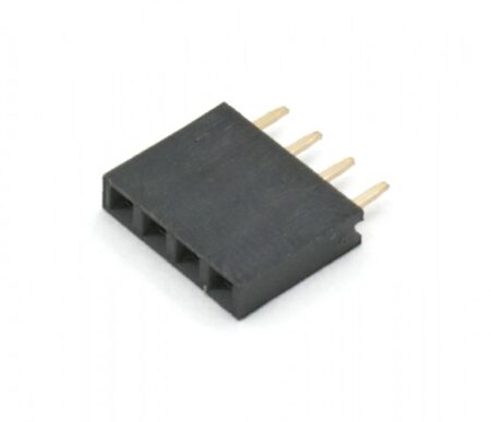 2.54mm 1×4 Pin Header Female Single Row Header Strip