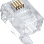 RJ11 6P4C Male Telephone Modular Plug 4 pin