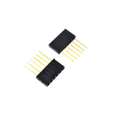 11mm Long 2.54mm 1×6 Pin Header Female Single Row Header Strip