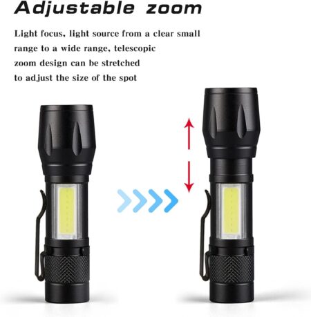Ultra Bright Rechargeable LED Torch Flashlight 3 Watt
