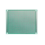 7x9 cm Universal FR4 PCB Prototype Board Single-Sided 2.54mm Hole Pitch Dots With Green Musk