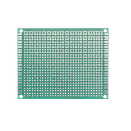 7x9 cm Universal FR4 PCB Prototype Board Single-Sided 2.54mm Hole Pitch Dots With Green Musk