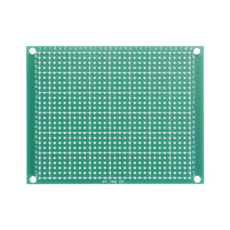 PCB Board 7x9 cm Universal FR4 PCB Prototype Board Single-Sided 2.54mm Hole Pitch Dots With Green Musk