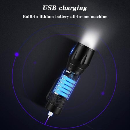 Ultra Bright Rechargeable LED Torch Flashlight 3 Watt