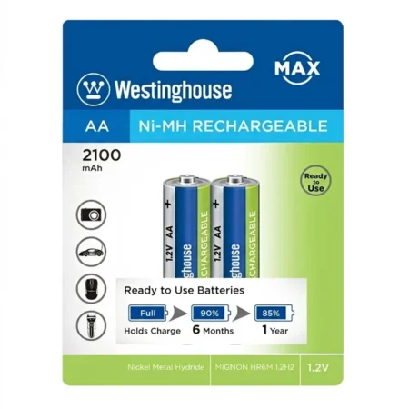 Westinghouse AA Ni-MH Rechargeable Battery 2100mah