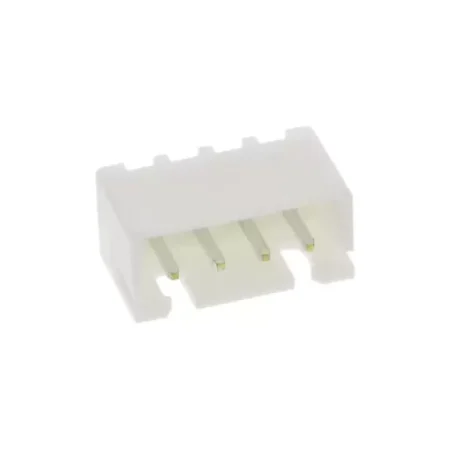 JST Connector 2.54mm Pitch 4 pin XH2.54 Polarized Male on PCB XH-4A