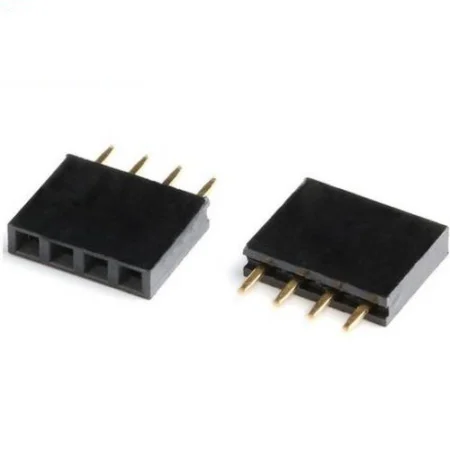 2.54mm 1×4 Pin Header Female Single Row Header Strip