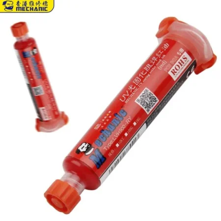Mechanic UV Curable Solder Mask Red UV Mask 10mL