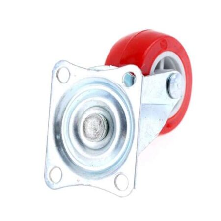 Red Caster Free Wheel 30mm for Robot | Nylon & Metal