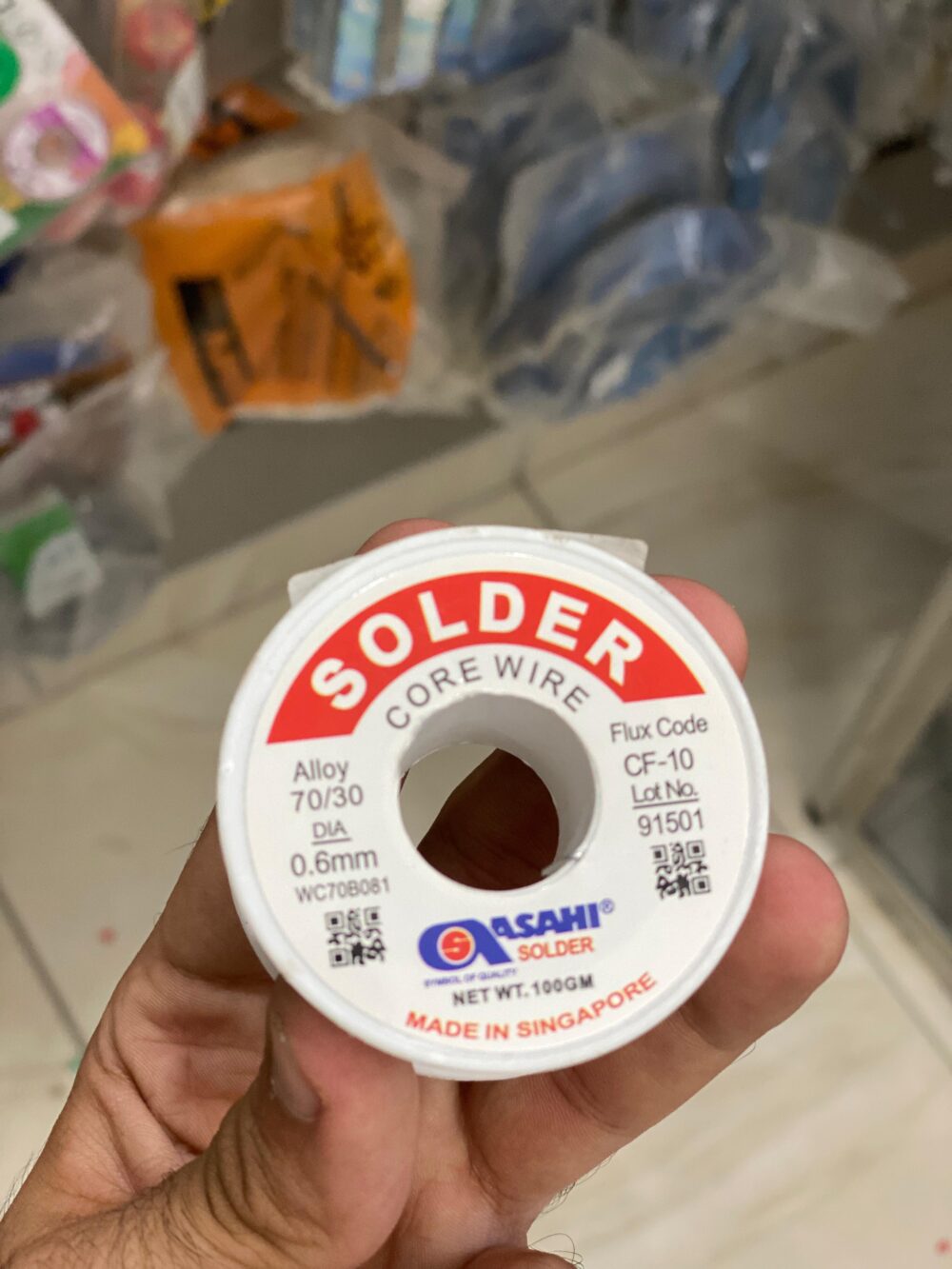 Solder Wire 100g (Sn70/Pb30 - 0.6mm) Singapore