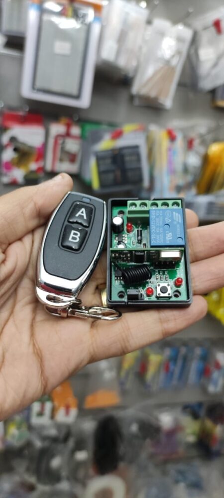 Wireless Remote Control Relay Output 12V 1 Channel 50 Meter + Transmitter