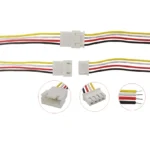 JST 4 Pin XH2.54 Male and Female Connector Plug with Wire Cable 20CM
