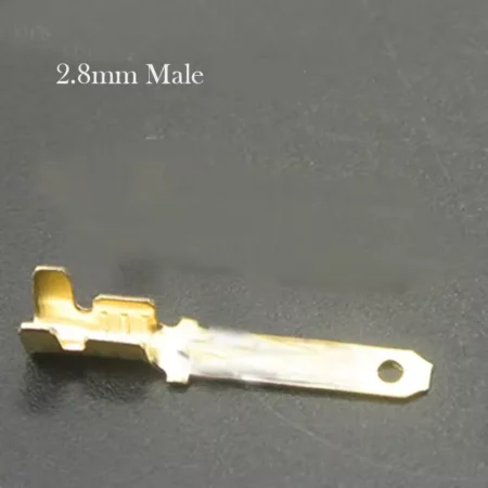 2.8mm Male Terminal Gold