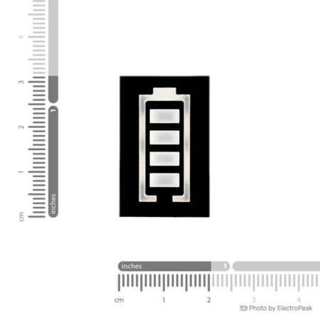 Battery Level Indicator Bar Graph 4-Segment 7pin