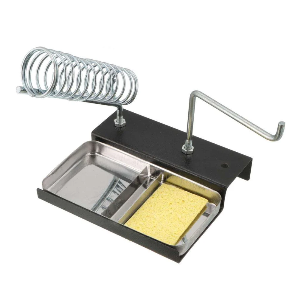 Soldering Iron Holder Dual-Compartment 10.2 × 11 × 2.12cm