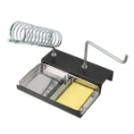 Soldering Iron Holder Dual-Compartment 10.2 × 11 × 2.12cm