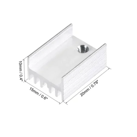 Aluminum Heatsink Heat Sink L 20 x W 14 x D 10 mm For 78xx & 79xx