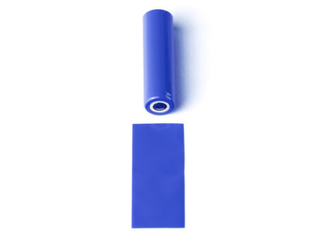 PVC 18650 Heat Shrink Blue Tube For 18650 Battery Blue Color 1 pcs