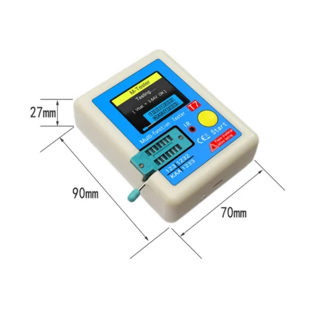 LCR-T7 New Transistor Tester TFT Diode Triode Capacitance Meter LCR ESR meter NPN PNP MOSFET IR Multifunction tester multimeter