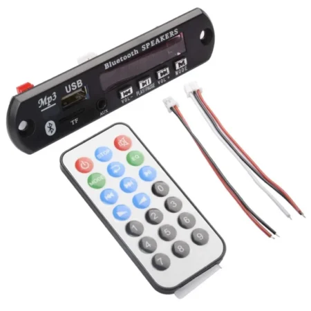 Bluetooth MP3 Decoding Board Module with inbuilt SD Card Slot / USB / and Remote Control (12V) Hopson (not Included FM)