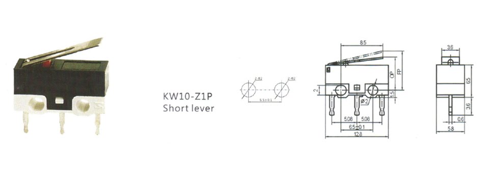 Microswitch KW10 Z1P Limit Switch 1A 125V AC ROBU.IN