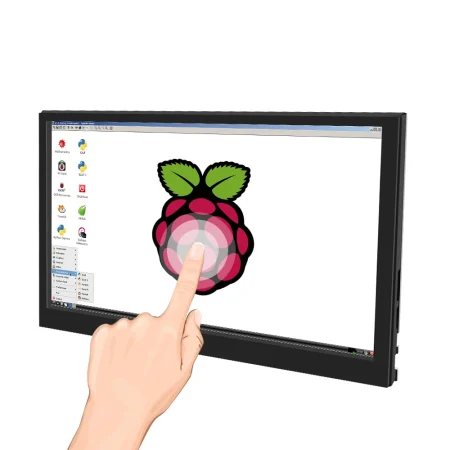 Raspberry Pi Screen 7 inch HDMI Touch Screen LCD 1024×600 with Portable Case