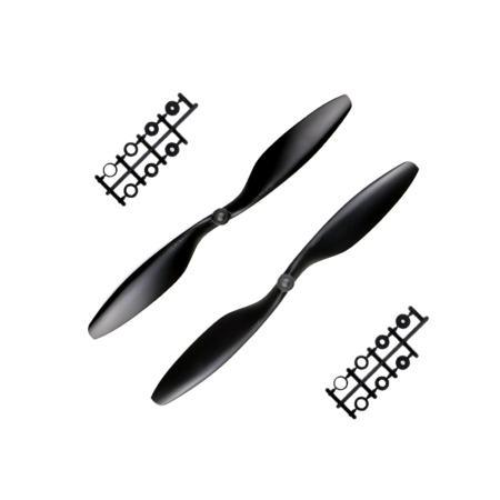 1Pair 1045 10x4.5 Inch CW Propeller CCW Prop For RC Multicopter F450 Quadcopter Black