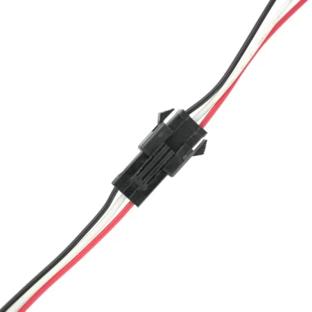 3 Pin JST SM Male & Female Connector Pair with 20cm Cable – 2.54mm LED Wire Plug