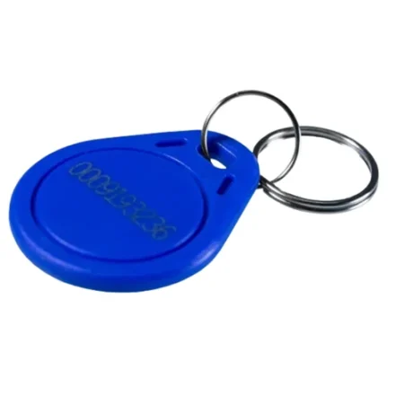 RFID Eye Key Tag 125 kHz Blue 43.7×30.5×5.3mm With Code