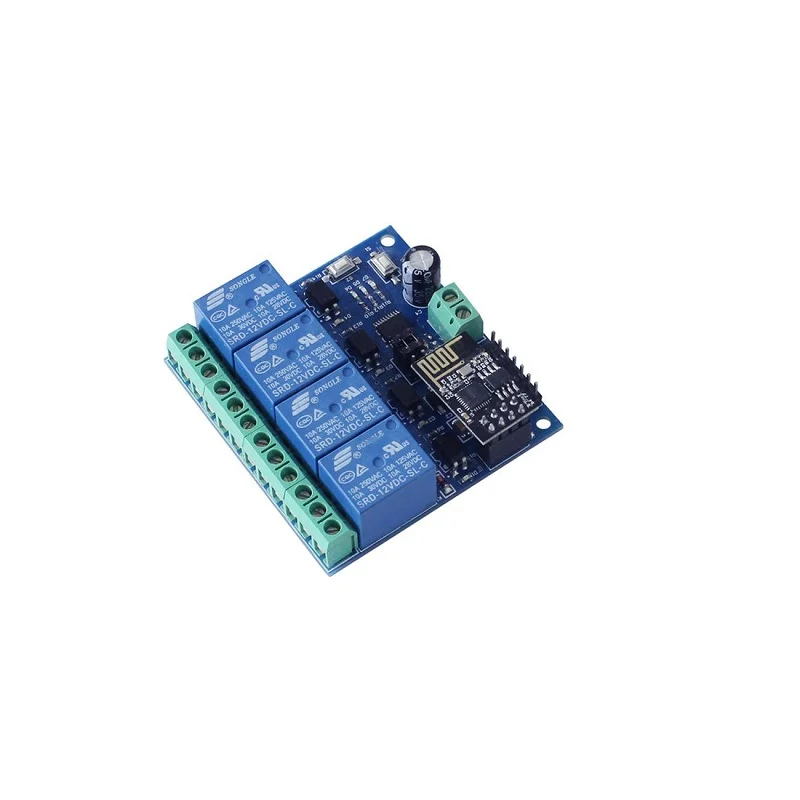 ESP8266 ESP-01 12V 4 Channels WiFi Relay Module Things Smart Home Remote Control