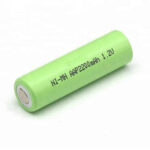 AA Battery Rechargeable NI-MH 1.2V 1800mAh Green