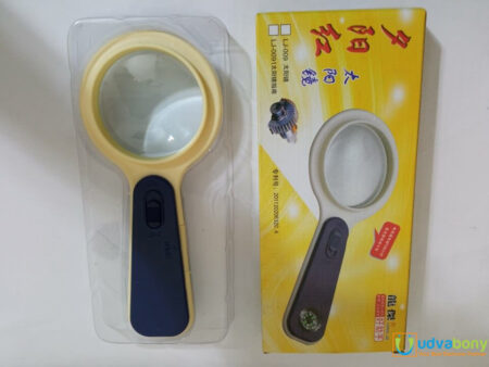 LJ-009 Magnifying Glass 50mm Diameter With White Light Source Hand Held Magnifying Glass With LED Jewelry Magnifier Repair Tool Sets
