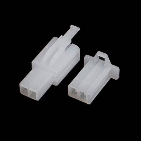 2 Pin 2.8mm Nylon Connector Plug Set Male & Female 