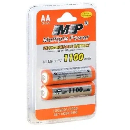 MP Rechargeable Battery AA Ni-MH 1100mAh 1.2V (2pcs)