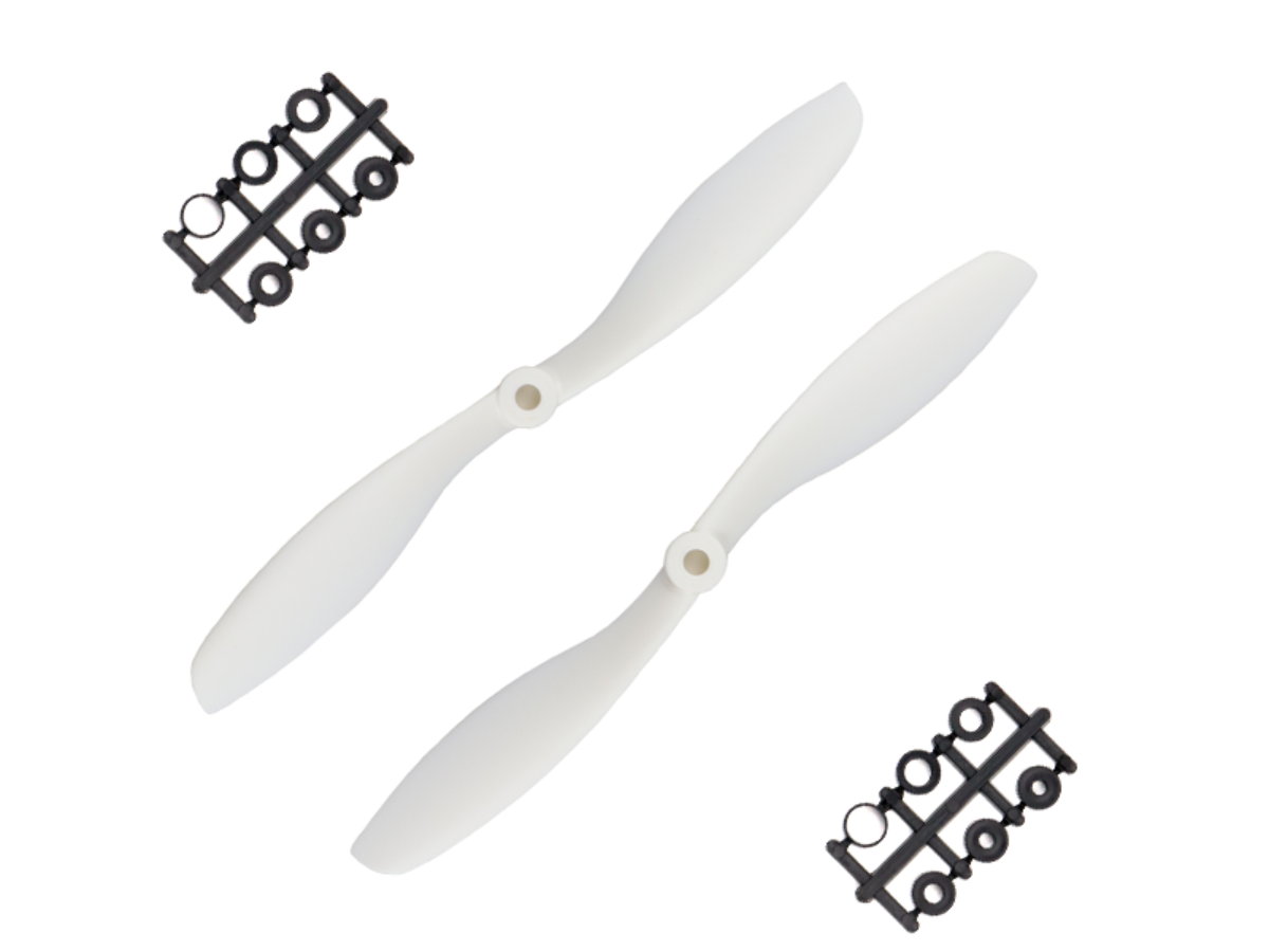 1Pair 8045 8x4.5 Inch CW Propeller CCW Prop For RC Multicopter F450 Quadcopter White