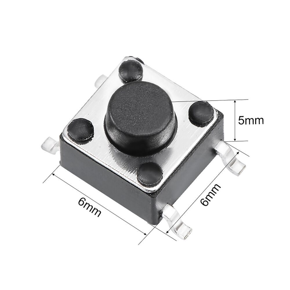 Press 4pin Push Button Switch patch smd 6x6x5mm