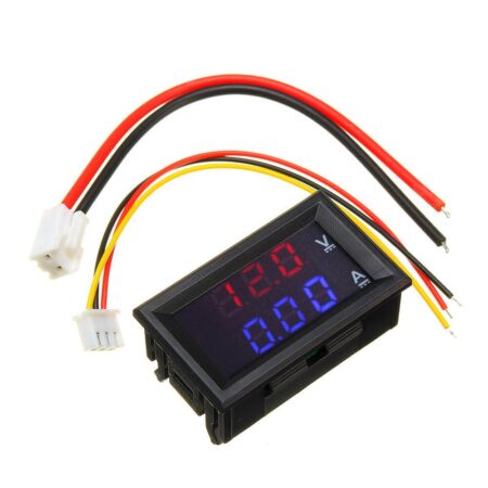 Dual Led 0.28 ” Display for DC0-100V 10A Voltage and Current Test Digital Instrument Digital Meter Panel Amplifier Red Blue 10A