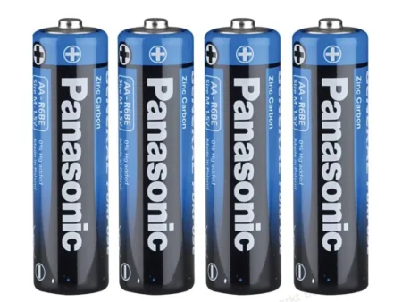 4 Battery Panasonic AA-R6BE 1.5 V