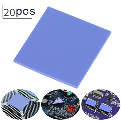 Blue High-conductivity Whole Piece of Thermal Silica Gel CPU Notebook LED Power Heat Sink Size