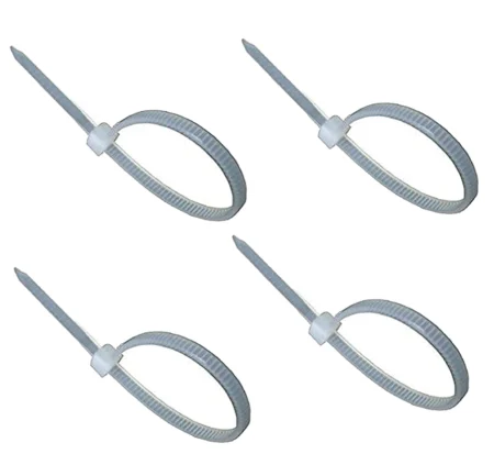 Tie Wrap Size 2 x 100mm White 4 pcs