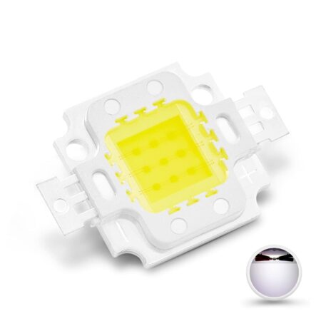 White SMD LED 10 watt High power bead chips 12V