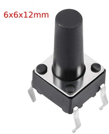 Press 4pin Push button 6x6x12mm