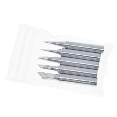5Pcs Tip set I+B+K+2.4D+3C soldering iron pure copper 900M for Hot Air Rework Station