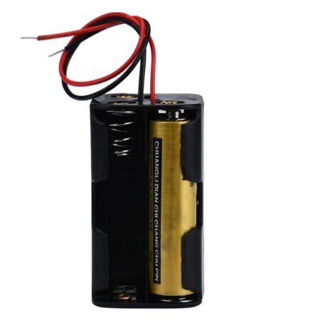 4 x AA Battery Back To Back Holder Case Box