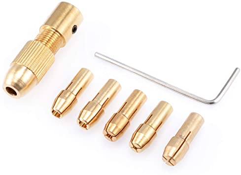 7pcs 2mm Mini Drill Chucks For Rotary Power Tools Dia 0.5mm/1.0mm/1.5mm/2.5mm/3.0mm