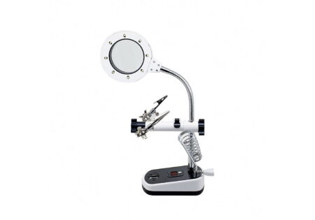 High Magnification with Auxiliary Clamp LED Magnifier MG16075-8L